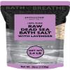 Aromasong Pure Raw Dead Sea Salt for Soaking with 100% Natural Lavender, 2.43 LB - Spa Bath Salt Fine Grain - Body Wash Scrub - Soak for Women & Men- Bulk Resealable Pack view 1