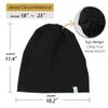 Satin Lined Sleep Cap for Men with Curly Hair Dreadlocks view 3