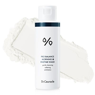 Dr.Ceuracle Pro Balance Enzyme Powder Face Wash - Korean Day and Night Natural Enzyme Powder Face Wash for Deep Pore Cleansing, Sebum Removing, pH Skin Balancing Care (Morning Wash)