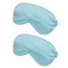 2 Pcs Double-Sided Satin Eye Mask Night Mask Silk Eye Mask Silk Sleeping Eye Patch Washablesleep Eye Sleep Blindfold Adjustment Faux Stretch Color Goggles to Sleep view 4