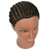 QACIEH Mannequin Head 100% Real Human Hair for Hairdresser Practice Styling Braiding Manikin Cosmetology Doll Training Head with Stand view 2