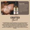 Beard Oil by Crafted Beards - Beard Oil Conditioner - Leave Your Beard Feeling Amazing - All Natural Ingredients - No Residue - Mustache Oil - 1oz - Made in the USA (Cedar Leather) view 4