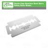 [100 PACK] Double Edge Stainless Steel Razor Blades  Platinum-Coated Safety Razor Blades for Mens Shaving, Delivering a Smooth, Precise Shave for Home Use, Barbershops, and Grooming Kits view 3