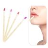 300 Pieces Disposable Lip Brushes Premium Lipstick Gloss Wands Applicator Makeup Tool Kits (Gold) view 3