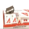 [200 PACK] Double Edge Platinum Stainless Steel Razor Blades  Mens Safety Razor Blades for Smooth, Clean Shaves and Barber Shop Use view 3