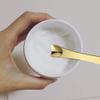 4 Pcs Mini Metal Makeup Spoon Cosmetic Spatula Cosmetic Facial Mask Cream Spoon Beauty Scoop for Mixing and Sampling, Gold and Silver view 4