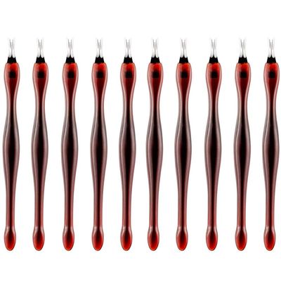 50 Pcs Cuticle Trimmer Pedicure Cuticle Remover Pusher Knife Manicure Dead Skin Removal Fork Nail Art Cleaner Tools
