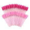 200 Disposable Eyelash Brush Mascara Wands Spoolies for Eye Lashes Extension Eyebrow Purple Pink Tbestmax view 1
