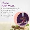 NUTRIGLOW Natural's Onion Hair Mask With Jojoba Oil & Keratin For Deep conditioning Frizz-free & Colors Treated Locks, Smooth Shiny Hair, 7.0 Oz view 3