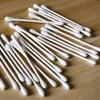 400pcs CGR Organic cotton Swabs, 100% Cotton Double-Tipped, White Paper Sticks(compostable), Travel Pack(8 Pack of 50 Swabs Total) (400) view 2