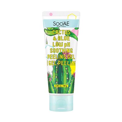 Soo'AE Cactus & Aloe Peeling Gel Low pH Soothing Peeling Gel [EXFOLIATING + SOOTHING] Gentle exfoliation Made in Korea
