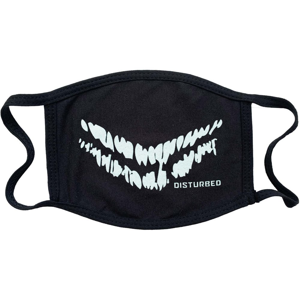 Disturbed Smile Face Cover