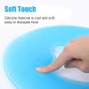 ZJchao Face Massage Pillow, Silicone Face Massage Pillow,Beauty Skin Face Massage Pillow and Spa Use, Body Massage Cradle Cushion,Face Relax Cradle for Linens Cushion Pad(Sky Blue) view 3