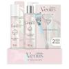 Gillette Venus for Pubic Hair and Skin, 1 Razor Handle + 2 Blade Refills, 2-in-1 Cleanser + Shave Gel and Daily Soothing Serum view 1