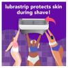 joy Womens Razor Blade Refills, 12 Count, Purple, Lubrastrip to Help Avoid Skin Irritation view 3