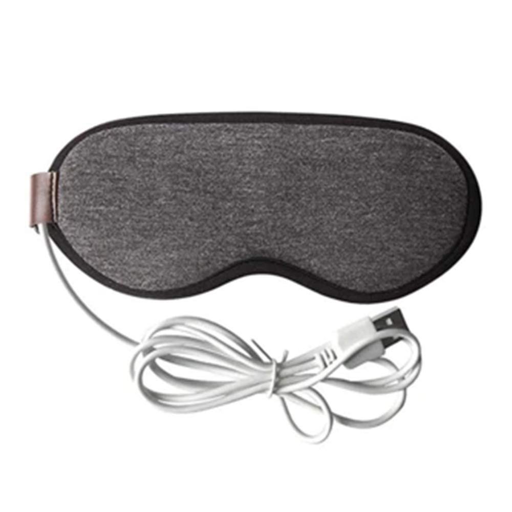 Arinda Eye Mask USB Heated Eye Mask Warmer 3D Steam Eye Mask Hot Compress Relieve Eye Fatigue Smart Timing Eye Patch