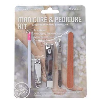 Bonita Home 2329813 Manicure & Pedicure Kit - 5 Piece - Case of 144