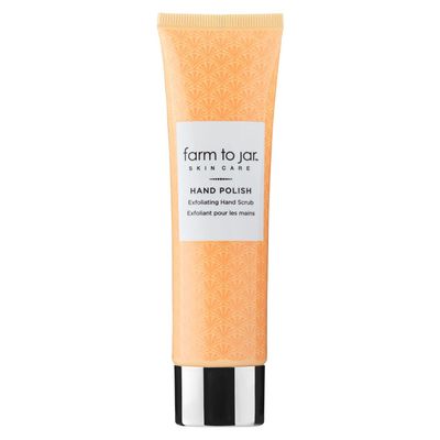 Aloette Hand Polish Exfoliating Hand Scrub, Buffs Away Dead Skin Cells, Exfoliates Skin, Aloe & Shea Butter, Cruelty Free, 2 Oz, Clear