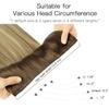HOTBANANA Wire Hair Extensions 14 inch 75g Walnut Brown to Ash Brown and Bleach Blonde Fish Line Extensions Real Human Hair Straight Invisible Wire Remy Hair Extensions view 4