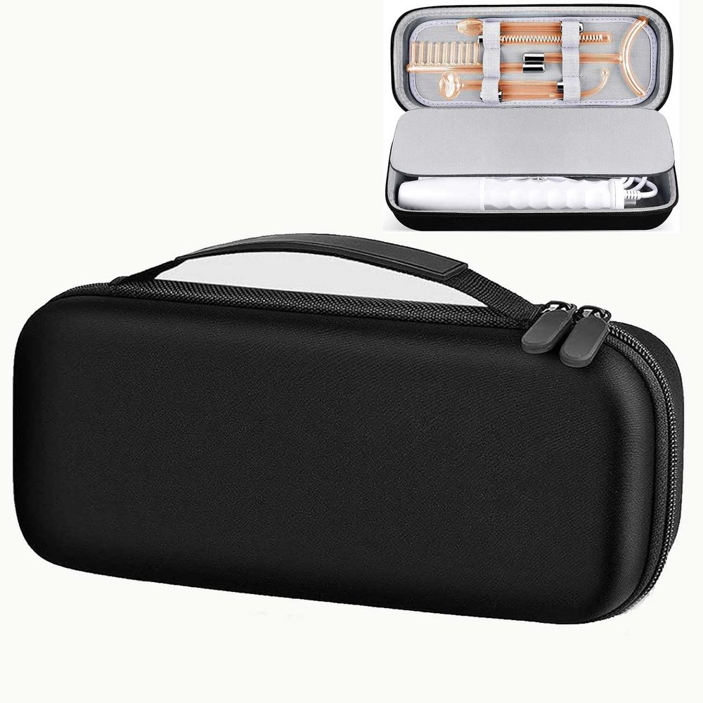 Case Compatible with Houzzi/for NuDerma/for Signstek/for APREUTY/for FAZJEUNE/for NewWay Professional Clinical Portable Handheld High Frequency Skin Wand Machine, 6 Neon & Argon Wands (Only Box)
