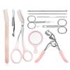 AnHua 10-in-1 Eyebrow Trimming Tool Eyebrow Trimming Eyebrow Card Curling Eyelash Curler Shaving Eyebrow Tool Makeup Set view 1