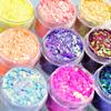 Body Glitter Wenida 9 Colors 190g Holographic Iridescent Cosmetic Festival Makeup Chunky Powder for Nail Hair Eye Face view 1