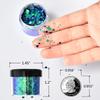 Body Glitter Wenida 9 Colors 190g Holographic Iridescent Cosmetic Festival Makeup Chunky Powder for Nail Hair Eye Face view 4