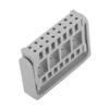 Drill Bits Storage Case, 16Holes Manicure Drill Bits Drill Bits Container Nail Art Equipment Case Nail Grinding For Nail Art Equipment Head Storage Box(Grey) view 4