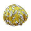 1 Pcs Shower Cap for Women Reusable Elastic Waterproof Printed Protection Hair Bath Cap (08 Yellow Feather) view 1