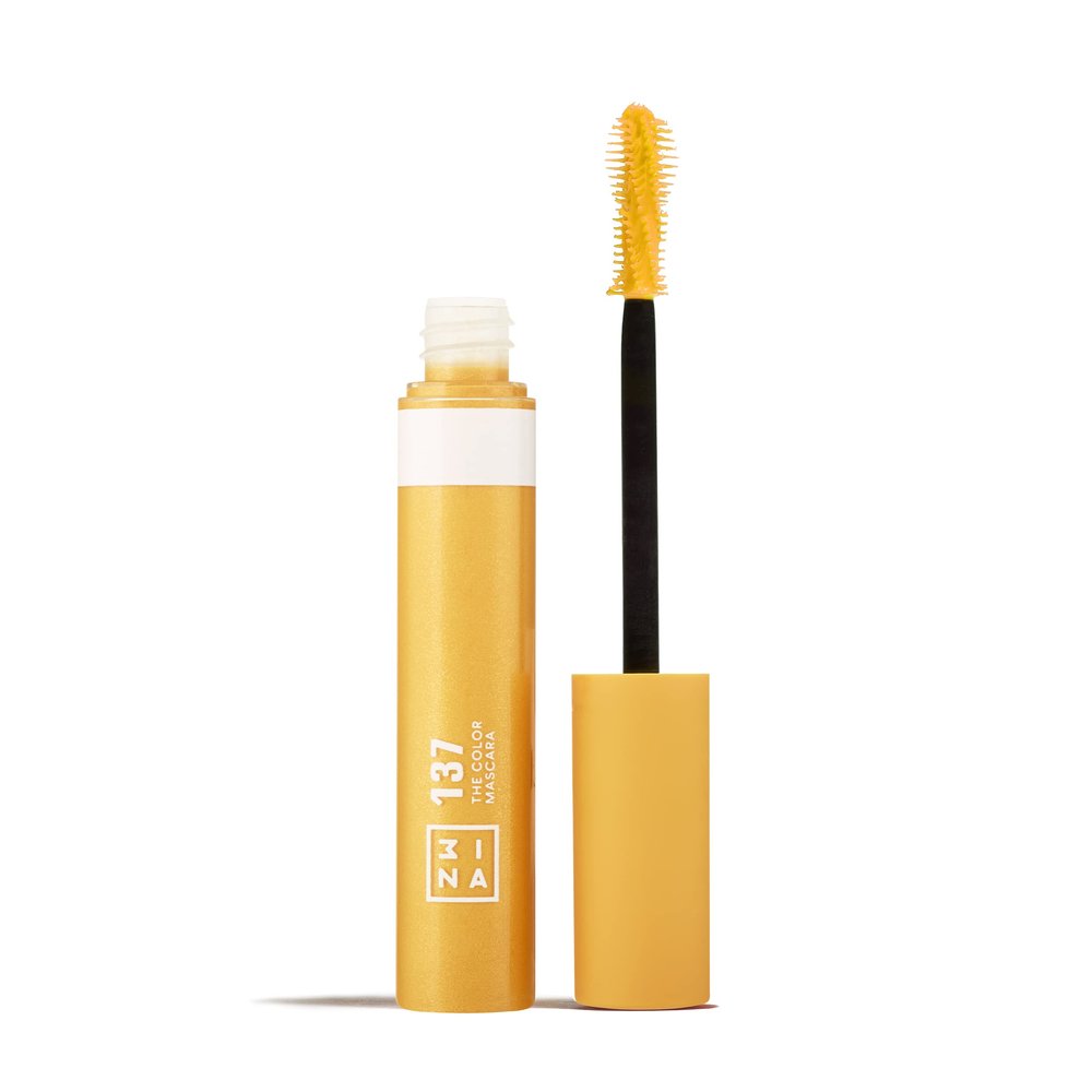 3INA The Color Mascara - Water-Resistant Voluminous Mascara with Silicone Brush - Pigmented and Clump-Free for Bold, Lifted Eyelashes - 137-0.47 oz