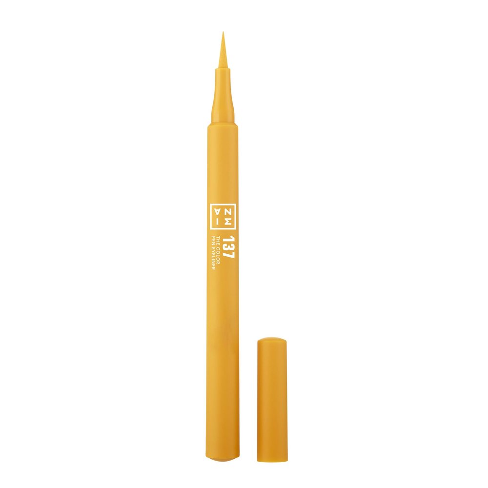 3INA The Color Pen Eyeliner - Waterproof Colorful Liquid Eyeliner Pencil for Bold Looks - Precise Felt Tip - 14 Hour Wear Eye Makeup - 137-0.034 oz