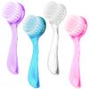 4 Colors Facial Cleansing Brush, Beomeen Face Scrubber Exfoliating Brush Face Wash Scrub Exfoliator for Skin Care, Makeup Removal (Blue, Pink, Purple, Clear) view 1
