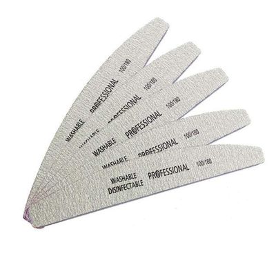 Minkissy 5Pcs Professional Nail Files 100/180 Grit Double Sided Emery Board Nail Styling Tools for Natural and Acrylic Nails