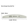 Minkissy 5Pcs Professional Nail Files 100/180 Grit Double Sided Emery Board Nail Styling Tools for Natural and Acrylic Nails view 2