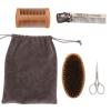 4Pcs Beard Grooming Kit for Men Men Hair Mustache Brush Beard Comb Scissor Styling Beard Care Tool Set Beard Care Kit for Styling Shaping Trimming(01) view 1