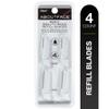About Beauty Sonic Beauty Wand Refill Blades, Pack of 4, Includes 2 Brow and 2 Face Replacement Blades, For Dermaplaning, Hair Removal and Exfoliation view 1