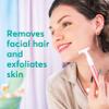 About Face Beauty Sonic Complete Beauty-Wand, Facial Razor & Exfoliator, Includes 3 Blades, Pink view 3
