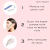 About Face Ultimate Complete Facial Perfecting Kit - 3 Beauty Groomers for Hair Removal, Ideal for Shaving, Exfoliating, Dermaplaning and Brow Shaping, Japanese Steel Gently Removes Facial Hair view 4