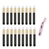 10 Pcs Cute black Lash Cleanser Brushes Lash Shampoo Brushes for Eyelash Extensions Cosmetic Brushes Peel Off Blackhead Brush Remover Tool Nose Cleaning Washing Brush view 1