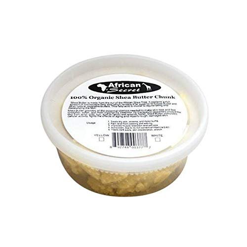 African Secret Natural Shea Butter Chunk White 8 Oz.