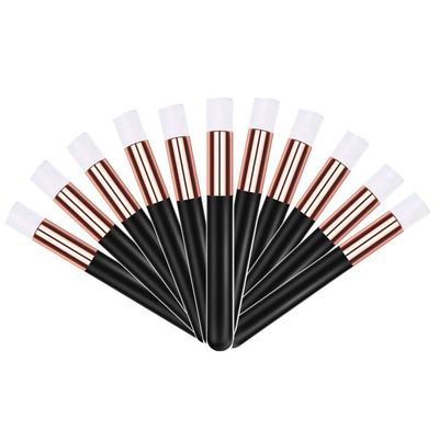 20 Pcs Black Rose Gold Lash Shampoo Brush Cosmetic Brushes Peel Off Blackhead Brush Remover Tool Nose Cleaning Washing Brush Lash Cleanser Brushes by Lskeenon