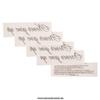 10 x Never give up Tattoo - Lettering in black - Temporary Skin Tattoo (10) view 2