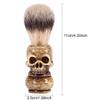 Barber Shaving Brush Mens Grooming Tool Makeup Skull Head Barber Salon Face Cleaning Tool view 4