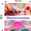 Dipping Powder VI Nail Salon Advertising Decor Poster Marketing Vertical (Wallpaper Fabric Poster Decal with Adhesive Backing [Indoors], 18") view 3