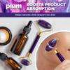 Amethyst Face Roller - Gua Sha Facial Tools, Jade Rollers for Face, Eye and Neck, Skin Care Kit for Men Women, Facial Massager for Wrinkles and Lifting, Self Care, Eye Rollers for Aging Skin view 3