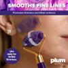 Amethyst Face Roller - Gua Sha Facial Tools, Jade Rollers for Face, Eye and Neck, Skin Care Kit for Men Women, Facial Massager for Wrinkles and Lifting, Self Care, Eye Rollers for Aging Skin view 4
