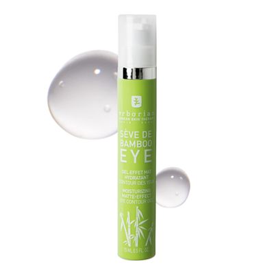 Erborian-Sve de Bamboo Eye- Hydrating & Moisturizing Eye Cream,Anti-Aging Eye Contour Gel treatment- Soothing & Visibly Reduces Signs of Fatigue,Fine Lines & Dark Circles- Korean Skincare- 0.5oz