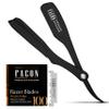 Facn Straight Razors for Men - Professional Barber Straight Edge Razor Kit with 100 Blades,Japanese Stainless Steel Barbero Shaver for a Smooth & Precise Shave, Premium Barber Razor for Men's Shaving view 1