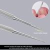 2PCS Ingrown Toenail File and Lifter+Cuticle Trimmer with Cuticle Pusher,YINYIN Professional Stainless Steel Pedicure Manicure Tools for Fingernails and Toenails view 4
