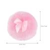 Minkissy 3Pcs Powder Puff for Body Powder Loose Powder Puff Soft Round Cosmetic Powder Puff with Ribbon Bow Handle for Face Body view 4